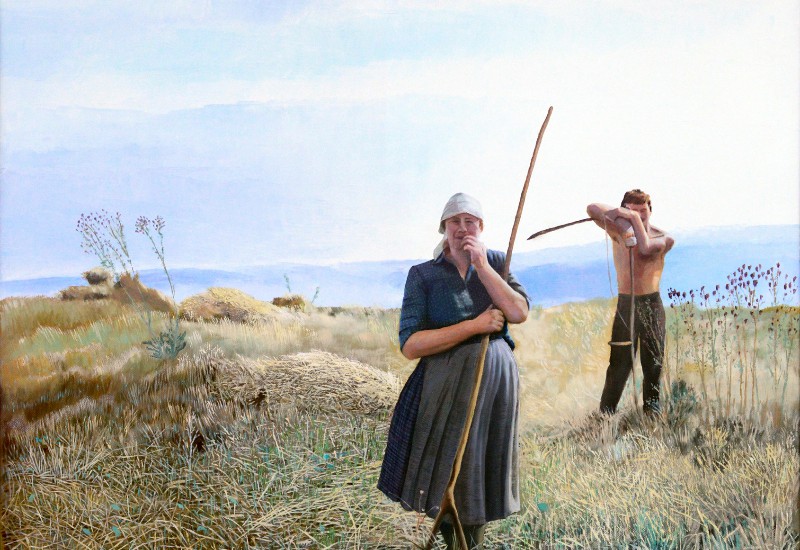 Magura Woman - Oil on canvas